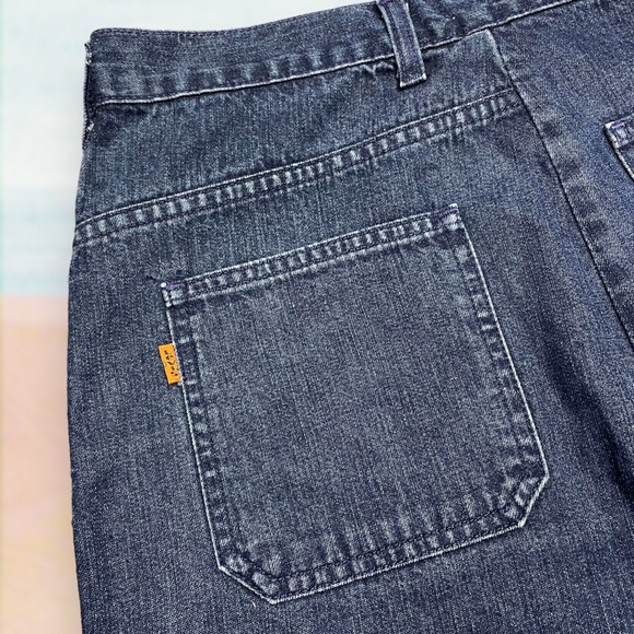 Vintage Levi's Denim Skirt W29 UK10 A - Line Orange Tab Sailormates 90s 1998 - Picture 3 of 7